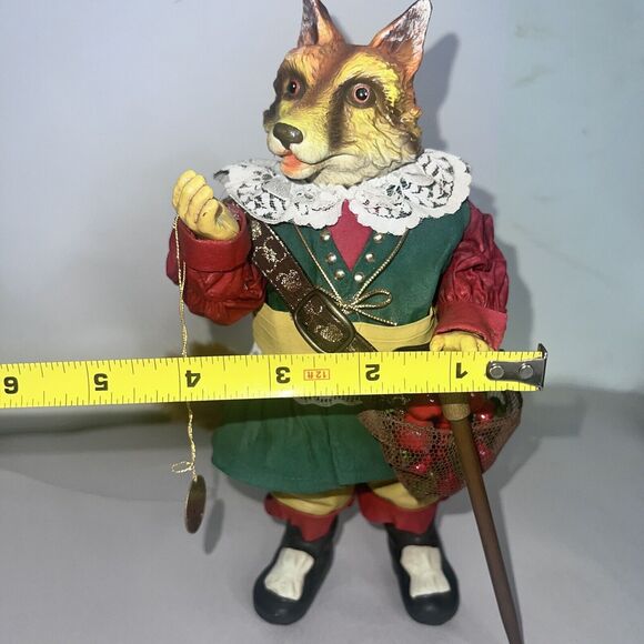 Sir Red Fox Resin 1991 Folkraft Possible Dreams Figurine - Picture 11 of 11